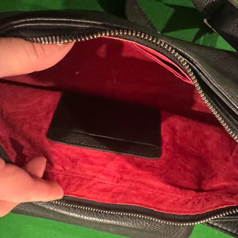 Hammitt Black Satchel with Gunmetal Gray Accents - Picture 11 of 13